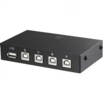 USB-switch Renkforce RF-4106952 – 4-poorts USB 2.0, zwart