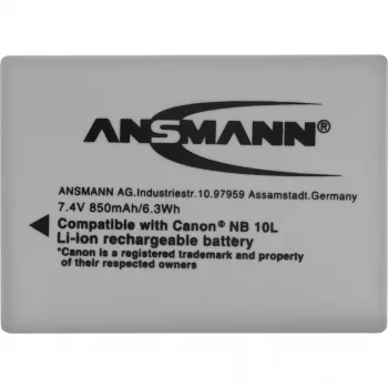 A-Can NB 10 L, camera-accu compatibel met Canon NB 10 L, retail