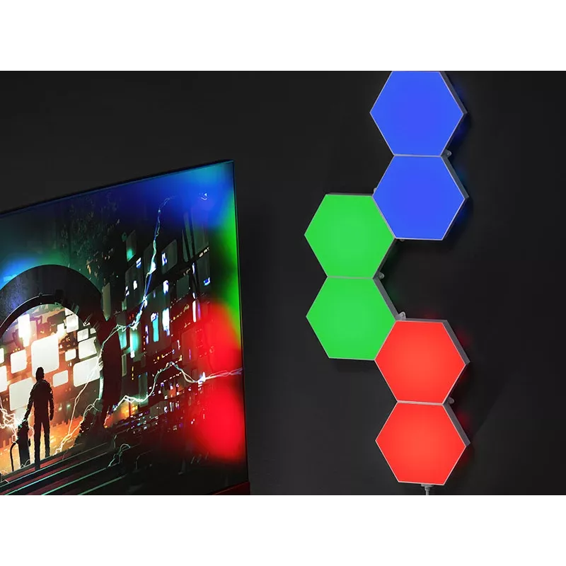 Inbouw RGB LED-paneel TRACER Smart Hexagon Tracer 47256 Ambience TRAOSW47256