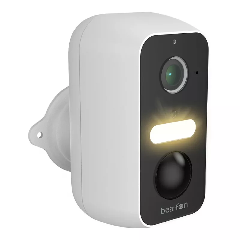 Safer 3L, IP-beveiligingscamera, buiten, draadloos, Amazon Alexa en Google Assistant, wandmontage