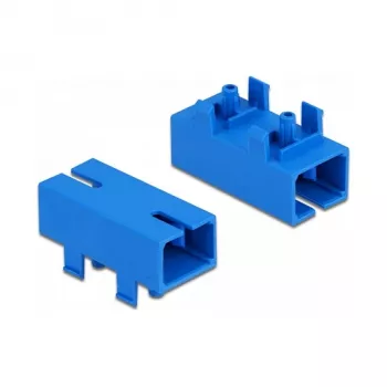 LWL-koppeling voor PCB SC simplex bus naar SC simplex bus singlemode blauw