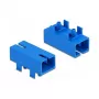 LWL-koppeling voor PCB SC simplex bus naar SC simplex bus singlemode blauw