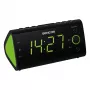 Klokradio SENCOR SRC 170GN – FM-klokradio met dubbele wekker, 1,2-inch LED-display, binnentemperatuur, snoozefunctie (zwart)