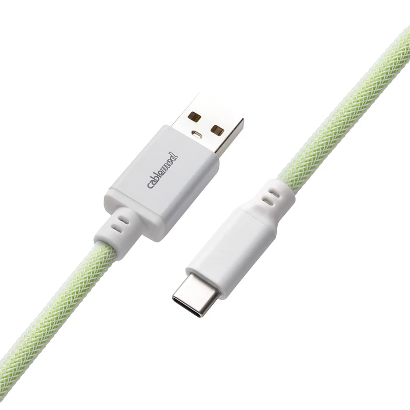 Cablemod CM-PKCA-CWAW-LGW150LGW-R USB-kabel 1,5 m USB A USB C mintkleur (CM-PKCA-CWAW-LGW150LGW-R)