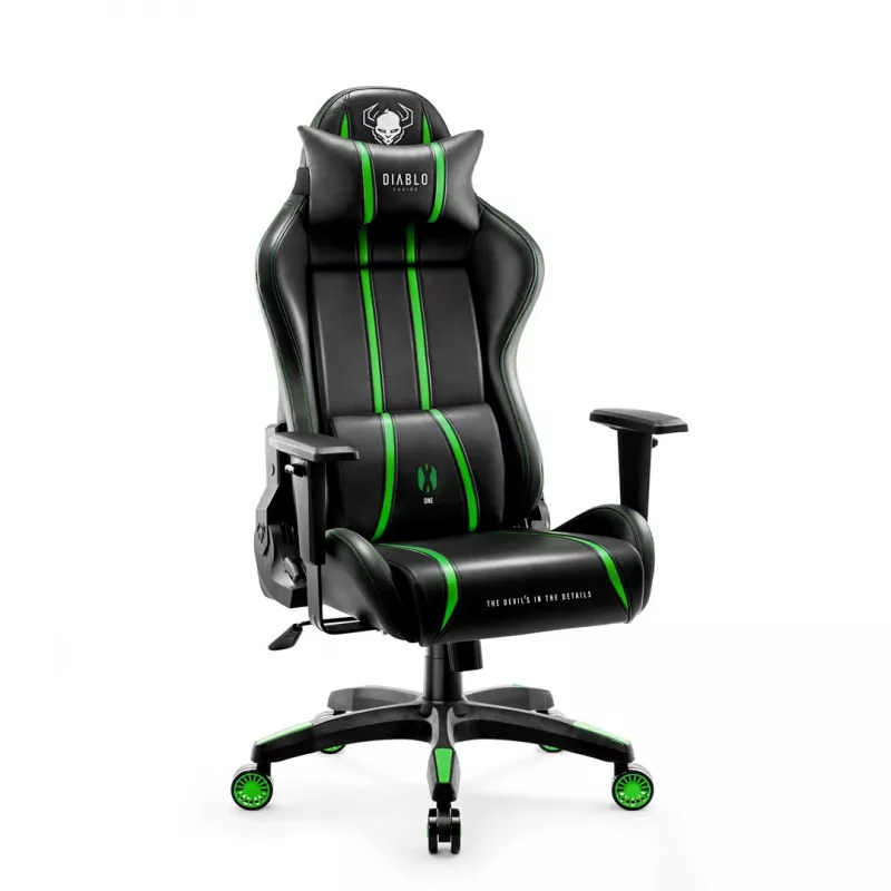 Diablo X-One 2.0 Normal Size gamingstoel zwart, groen