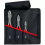 Knipex roltas TwinGrip frontgrijptangenset, 3-delig, lengtes 150/200/250 mm, rood