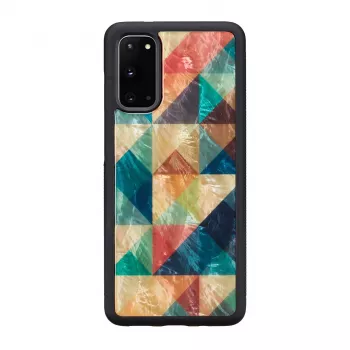 Hoes iKins voor Samsung Galaxy S20 — Mosaic zwart