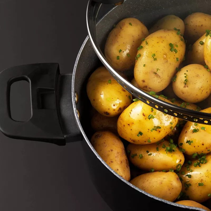 Pannenset Russell Hobbs RH01840EU7 – 4-delig stapelbaar, metallic gemarmerd