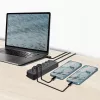USB 3.2 Gen 1-hub, 7 poorts met aan-/uitschakelaar, zwart