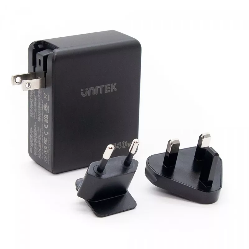 UNITEK P1115A oplader voor mobiele apparaten zwart