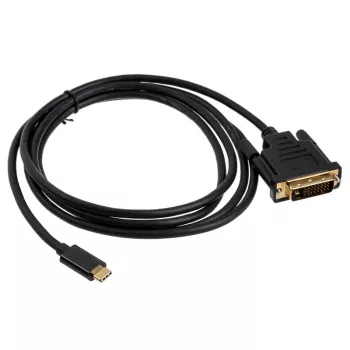 Akasa USB Type-C naar DVI-adapterkabel, zwart (AK-CBCA10-18BK)
