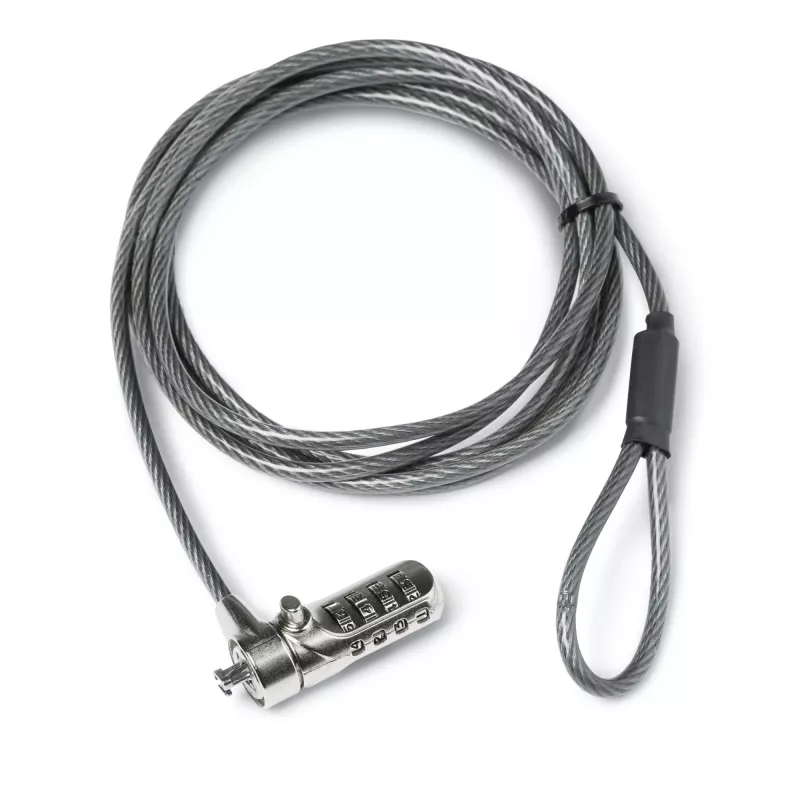Slot combinatie DICOTA stand-alone notebook security pro zwart roestvrij staal