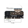 Uitbreidingskaart, adapter M.2 NVMe M-Key PCI-E Savio AK-41