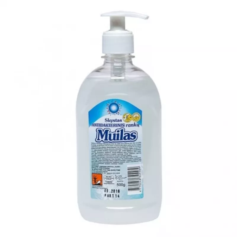 Vloeibare zeep, antibacterieel, met dispenser, 500 ml