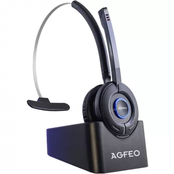 AGFEO DECT Headset IP - headset - on-ear - DECT - draadloos (6101543)