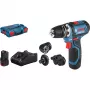 Bosch GSR 12V-15 FC Professional 1300 t/min sleutelloos 600 g zwart, blauw