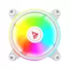 SAVIO FAN-01 WHITE 4-pack 120mm ARGB-ventilatoren inclusief controller en afstandsbediening