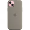Silicone hoesje Apple iPhone 15 Plus MagSafe Clay Cover