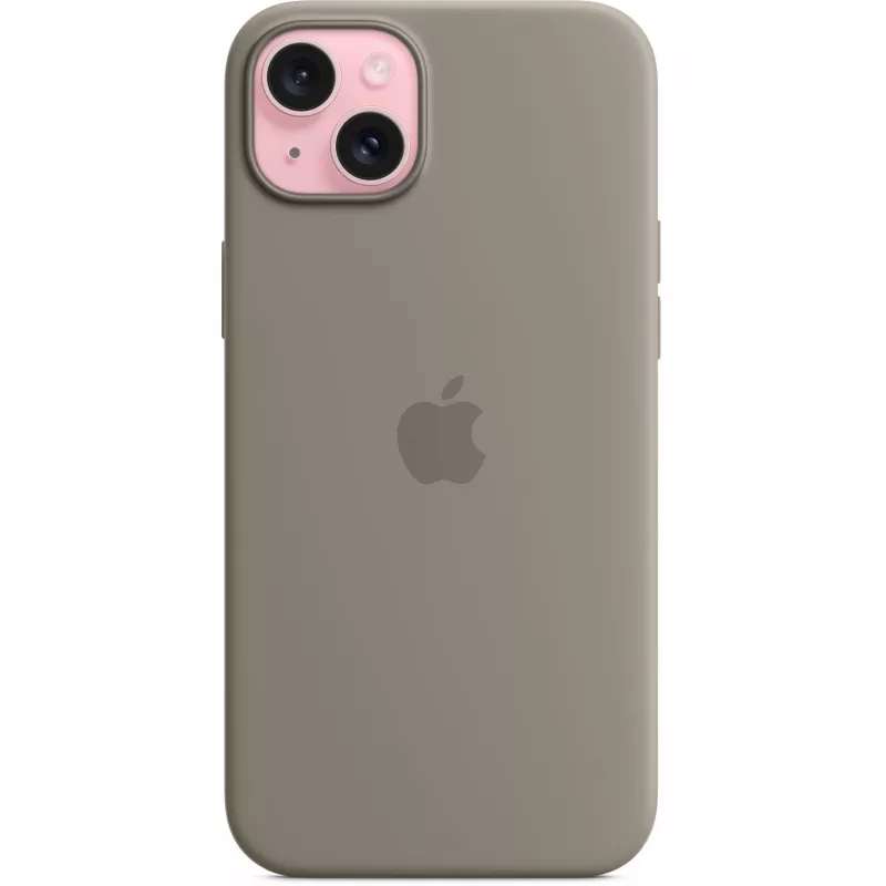 Silicone hoesje Apple iPhone 15 Plus MagSafe Clay Cover