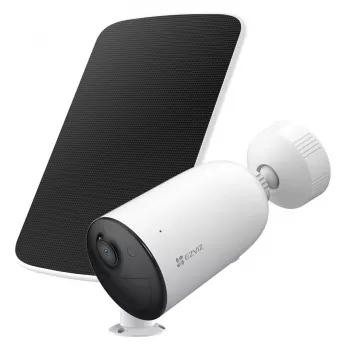 Batterijgevoede wifi-ip-beveiligingscamera EZVIZ CB3 2K, 3 MP (2304x1296), 5200 mAh, IP65, inclusief zonnepaneel