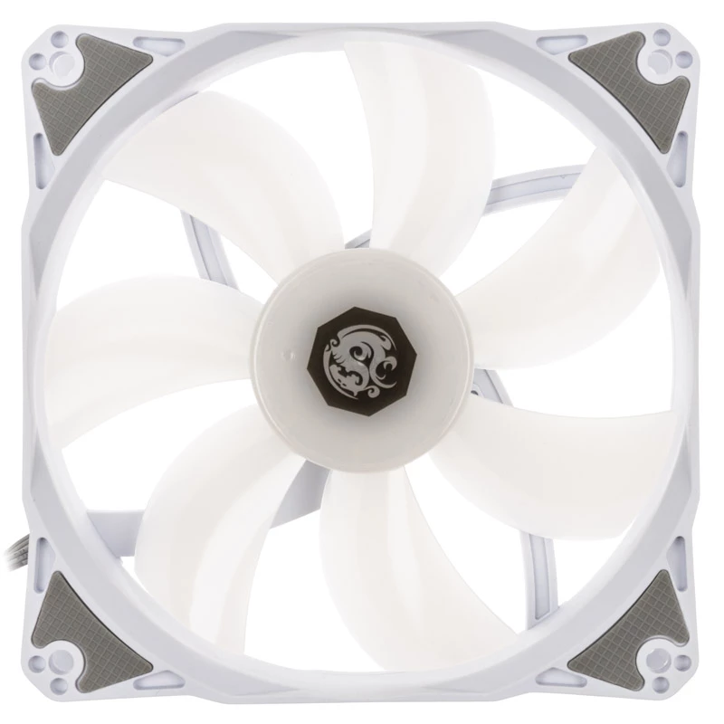 120mm PWM behuizingsventilator-pack BitsPower Notos RGB — wit, 5-pack (BPTA-FX1812NTWH-5)