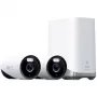 Anker Eufy eufyCam E330 (Professional) - 2-camera-set - netwerkbewakingscamera - buiten - weerbestendig - kleur (dag/nacht) - 8 MP - 3840 x 2160 - 4K - audio - Wi-Fi - 2