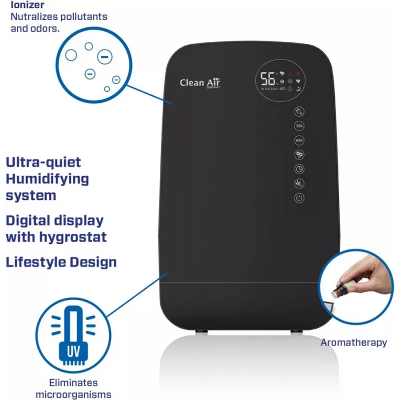 Luchtbevochtiger met IONISATOR/CA-607BSMART Clean Air Optima