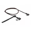 USB-kabel DeLOCK EASY-USB 2.0 Type-A naar micro-B stekker 0,5 m zwart