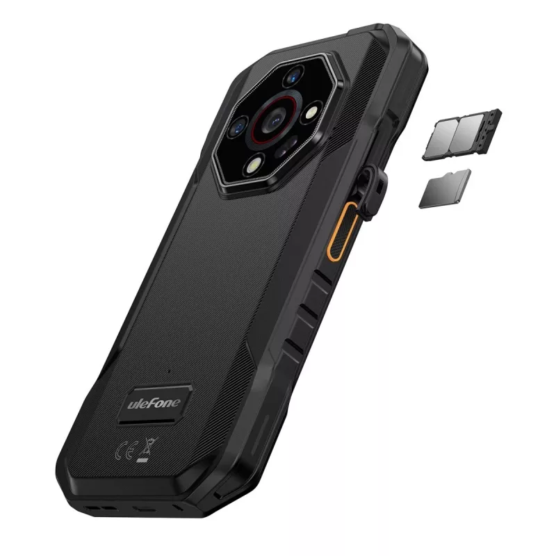 Ulefone Armor X32 Pro 5G smartphone, 5,65 inch, 8 GB RAM, 256 GB, IP69K, Android 14, Future Black