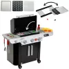 Weber-grill Genesis van hout (MDF), speelkeuken zwart/grijs