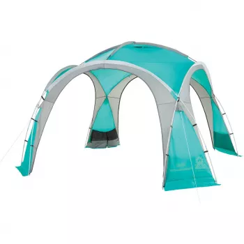Event Dome Shelter XL, 4,5 x 4,5m, paviljoen lichtblauw/grijs