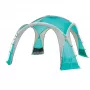 Event Dome Shelter XL, 4,5 x 4,5m, paviljoen lichtblauw/grijs