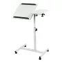 Maclean mobiele bureau-/laptopstandaard, wit, hoogteverstelling 59-89 cm, max. 30 kg, MC-121 W