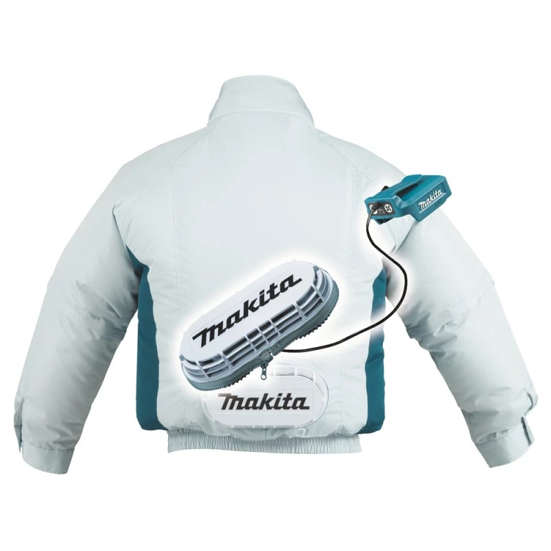 Makita | accu-ventilatiejas, wit, L