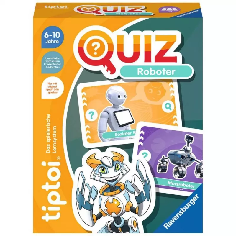 tiptoi Quiz Roboter, quizspel