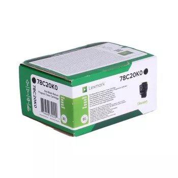 Lexmark 78C20K0 tonercartridge 1 st. Origineel Zwart