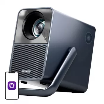 Projector Ultimea Poseidon E40 kortafstand 1000 ANSI lumen LCD 4K (4096x2400) LED, autofocus, projectieverhouding 1,23:1, zoom 2,0:1, 8 GB geheugen