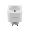 Slim stopcontact SAVIO AS-01 16A Wi-Fi 2,4 GHz, stekker type E/F, 220–240 V, 3680 W, wit