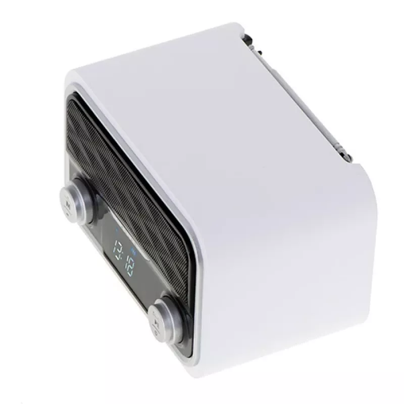 Draagbare radio Adler AD 1185 – FM, Bluetooth 4.0, MP3, SD-kaart, AUX, 1800 mAh accu, lcd-display, micro-USB-laden