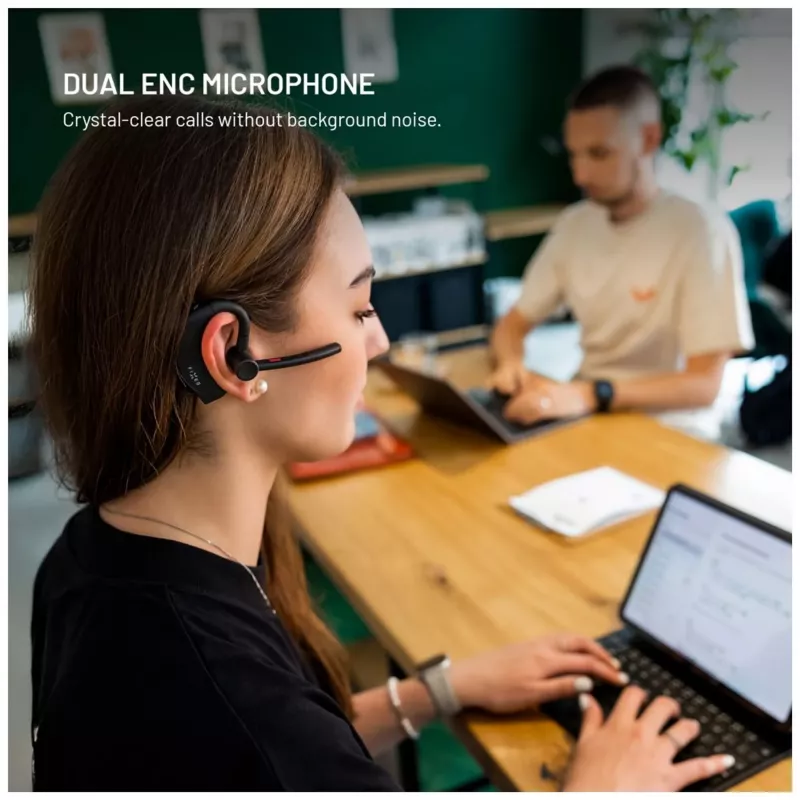 FIXED Talk Pro Bluetooth-headset, zwart
