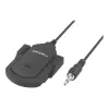 Kleefmicrofoon NATEC NMI-1352, bedraad 3,5 mm, gevoeligheid -58 dB, 50–16000 Hz, 1,8 m kabel, 20 g
