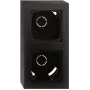 Gira AP-behuizing 2f frame zwart m 106209 (106209)