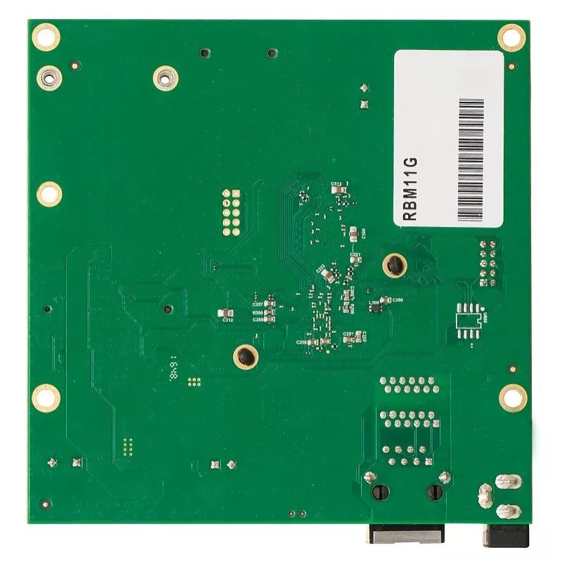 Mikrotik RBM11G bekabelde router zwart, groen, grijs