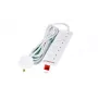 Microconnect MC-UKSURGESTRIP4-2M stroomverlengsnoer 4 AC-uitgangen binnen wit