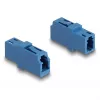 DeLOCK glasvezelkoppeling LC simplex bus naar LC simplex bus UPC blauw