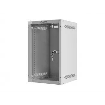 Wandbehuizing LANBERG WF10-2309-10S 9U, 280×310×469 mm, 20 kg draagvermogen, grijs