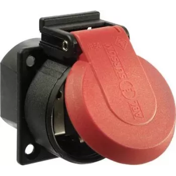 Stopcontact AS Schwabe 45080 IP54 rood — weerbestendig stopcontact voor buitengebruik