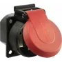 Stopcontact AS Schwabe 45080 IP54 rood — weerbestendig stopcontact voor buitengebruik