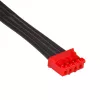 Akyga AK-CA-73 RGB-ventilatorcontroller met afstandsbediening, 12 aansluitingen (10 ventilatoren + 2 LED-strips), Molex-stroomvoorziening