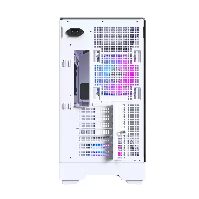 Pc-behuizing Montech KING 45 PRO (W) — witte midi-tower voor Micro-ATX / Mini-ITX